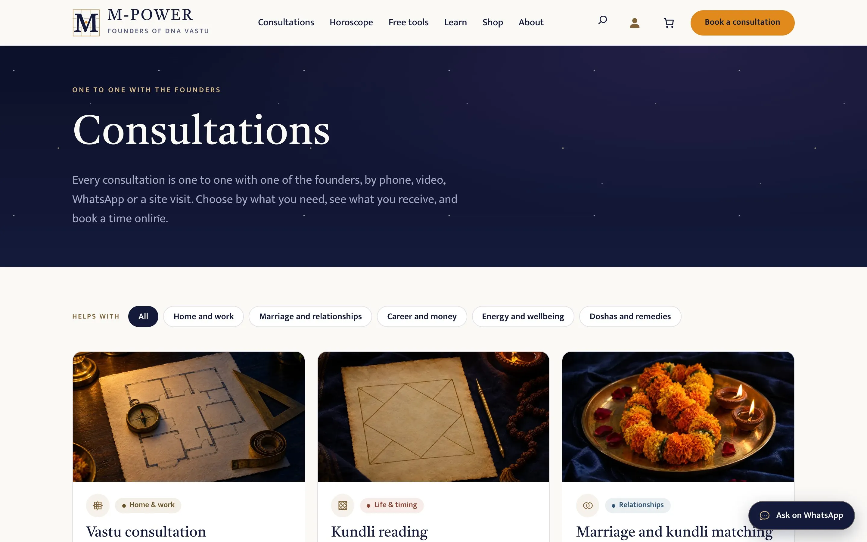 M-Power website