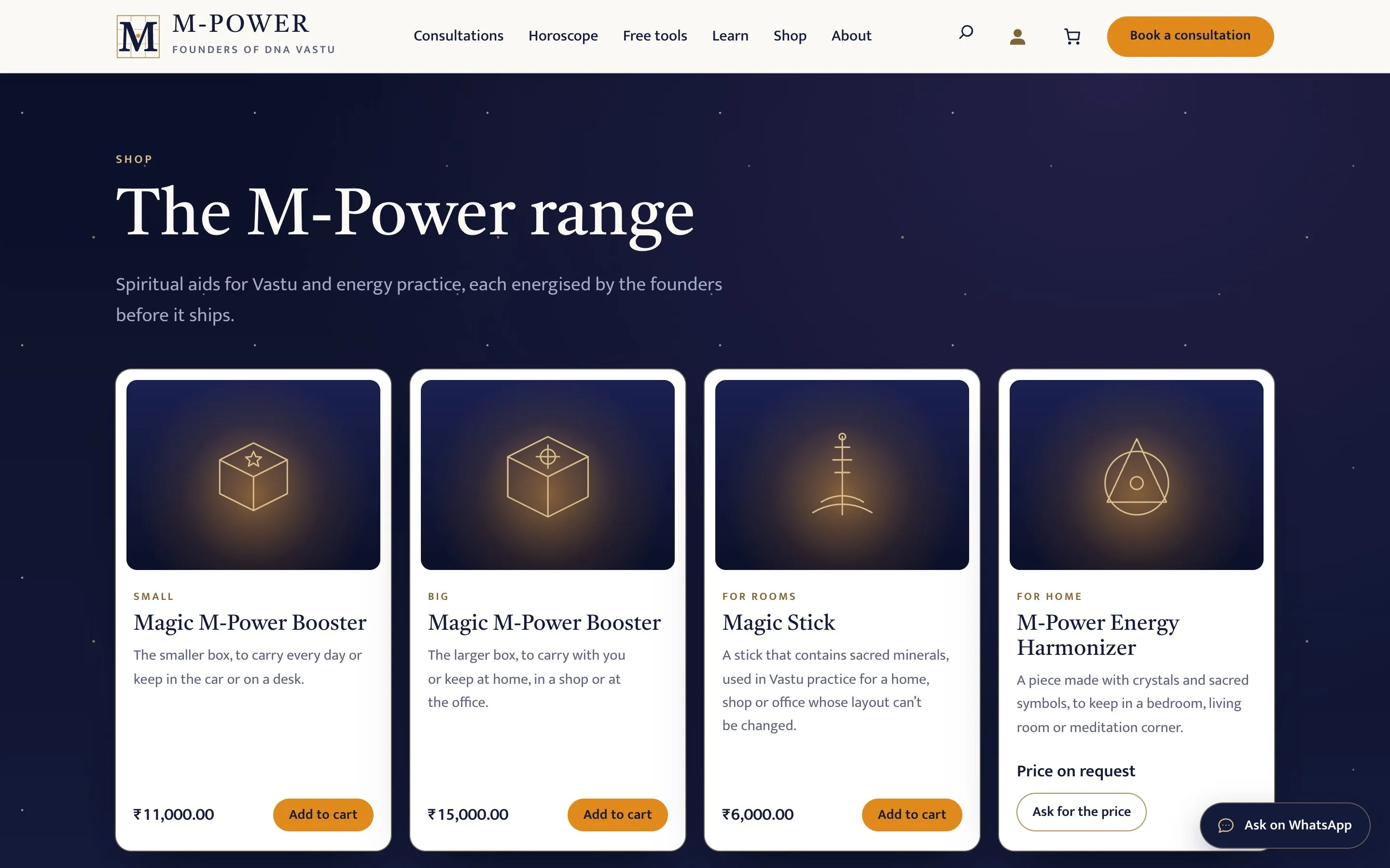 M-Power · DNA Vastu — The M-Power shop